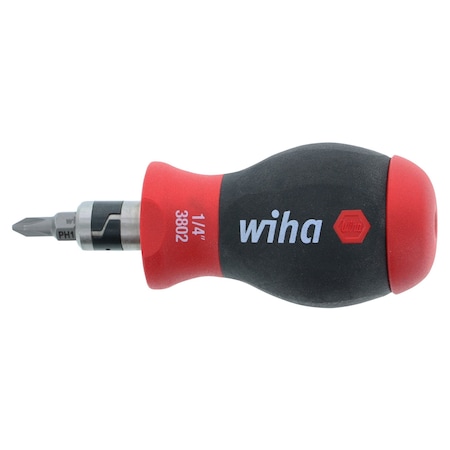 Wiha 14 in One SoftFinish Stubby Multi-Bit Driver 38090